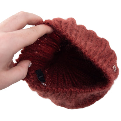 Vintage 2000s Gucci Wool Knit Beanie Hat | O/S, Red