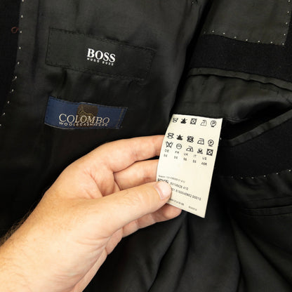 Vintage 2000s Hugo Boss Cashmere Longline Jacket Size XL | XL, Black