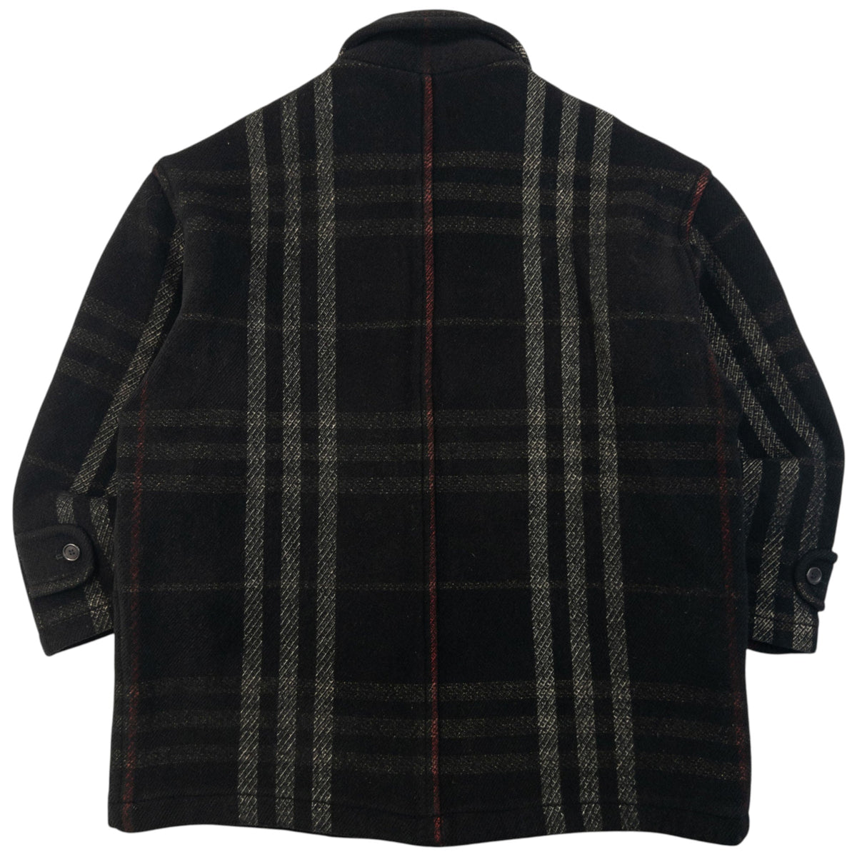 Vintage 2000s Burberry Nova Check Wool Jacket Size XL | XL, Black