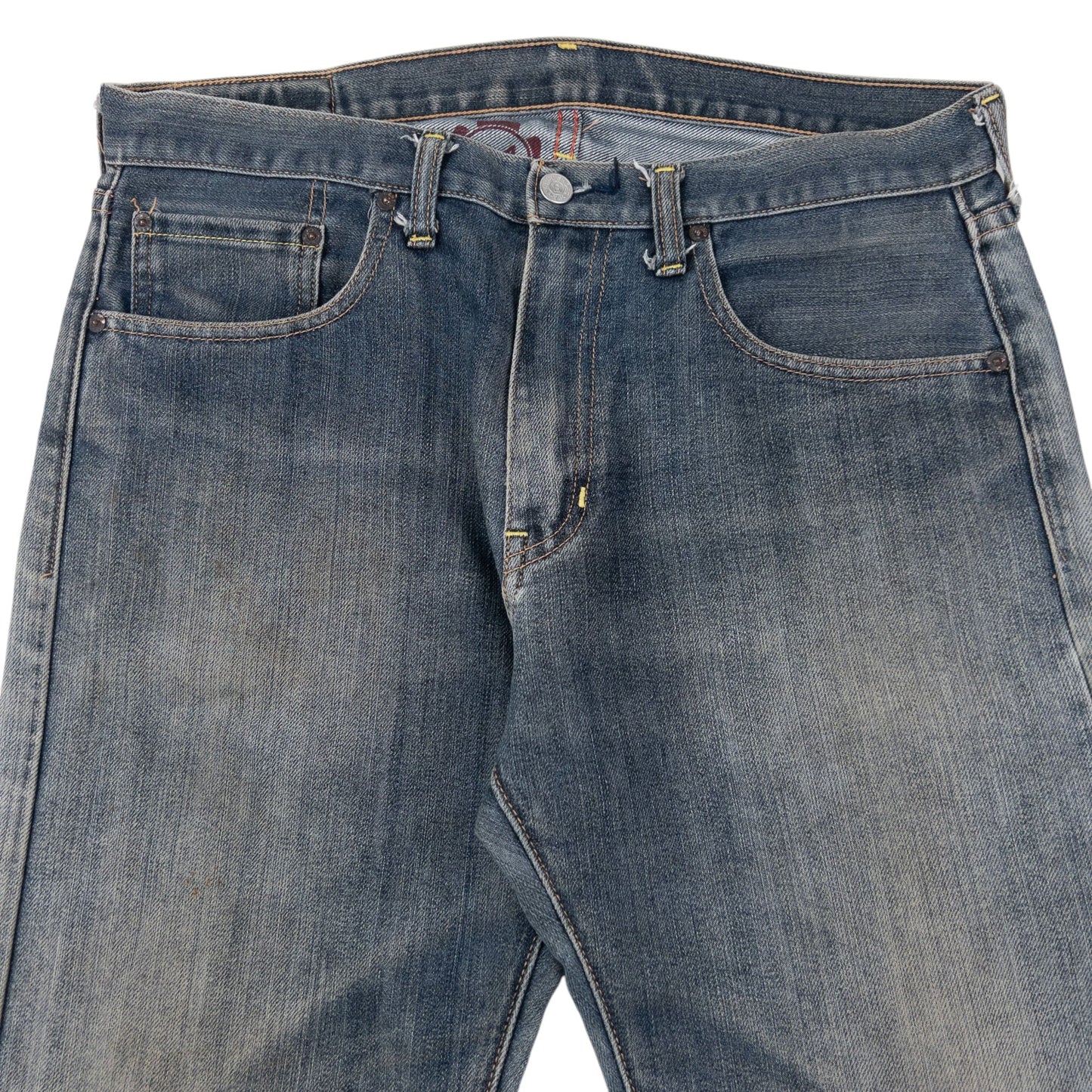 Vintage 2000s Sugoi Embroidered Tiger Japanese Denim Jeans Size W34