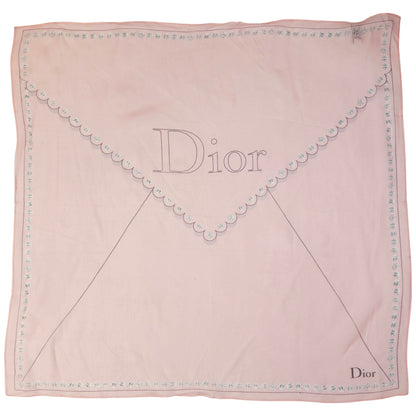 Vintage Dior Silk Envelope Scarf