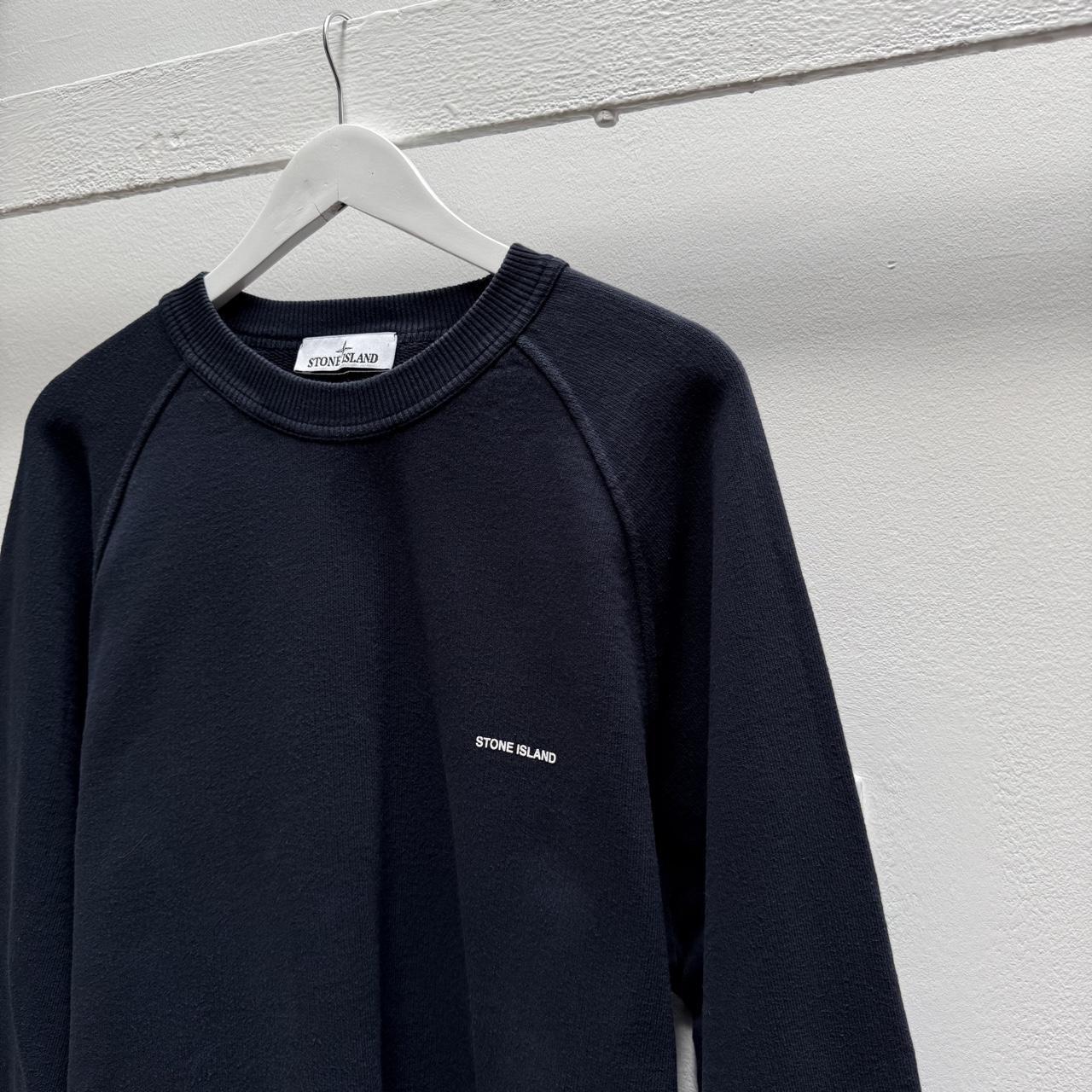 Stone Island Heavyweight Logo Sweatshirt (XXL) | XXL, Blue