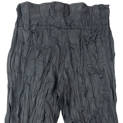 Vintage 90s Issey Miyake Crinkle Textured Trousers Size W29 | W29, Grey
