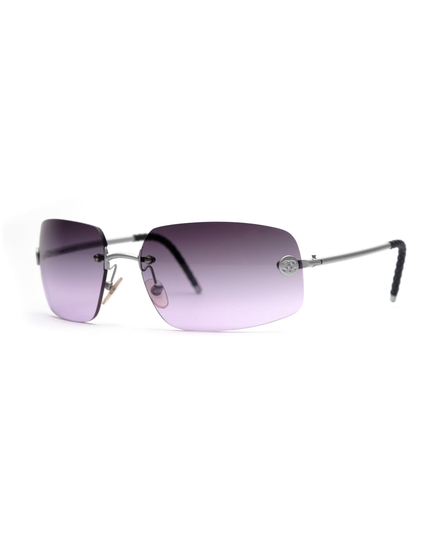 Chanel-Chanel Spring 2002 rimless sunglasses vintage Sunglasses – The Dryads