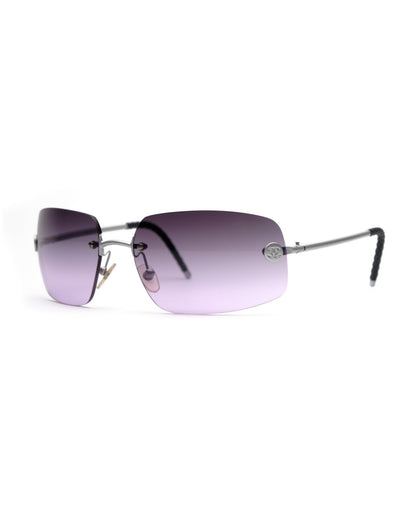 Chanel-Chanel Spring 2002 rimless sunglasses vintage Sunglasses – The Dryads
