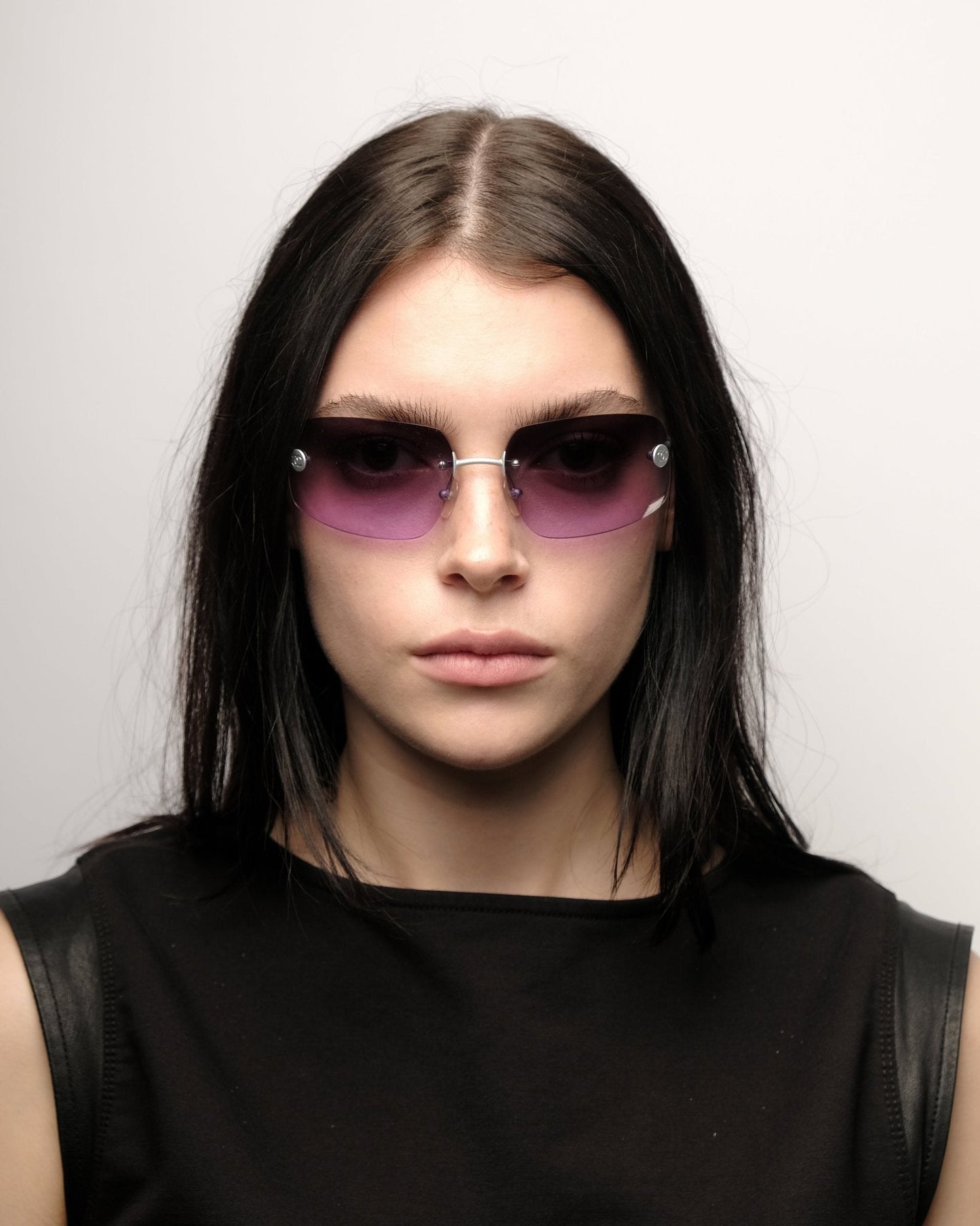 Chanel-Chanel Spring 2002 rimless sunglasses vintage Sunglasses – The Dryads