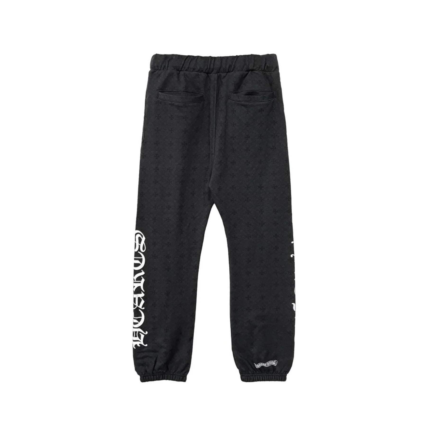 Chrome Hearts Monogram Horseshoe Logo Sweatpants | Medium, Black
