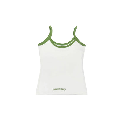 Chrome Hearts Roller Skates Horseshoe Tank top | X-Small, Tan