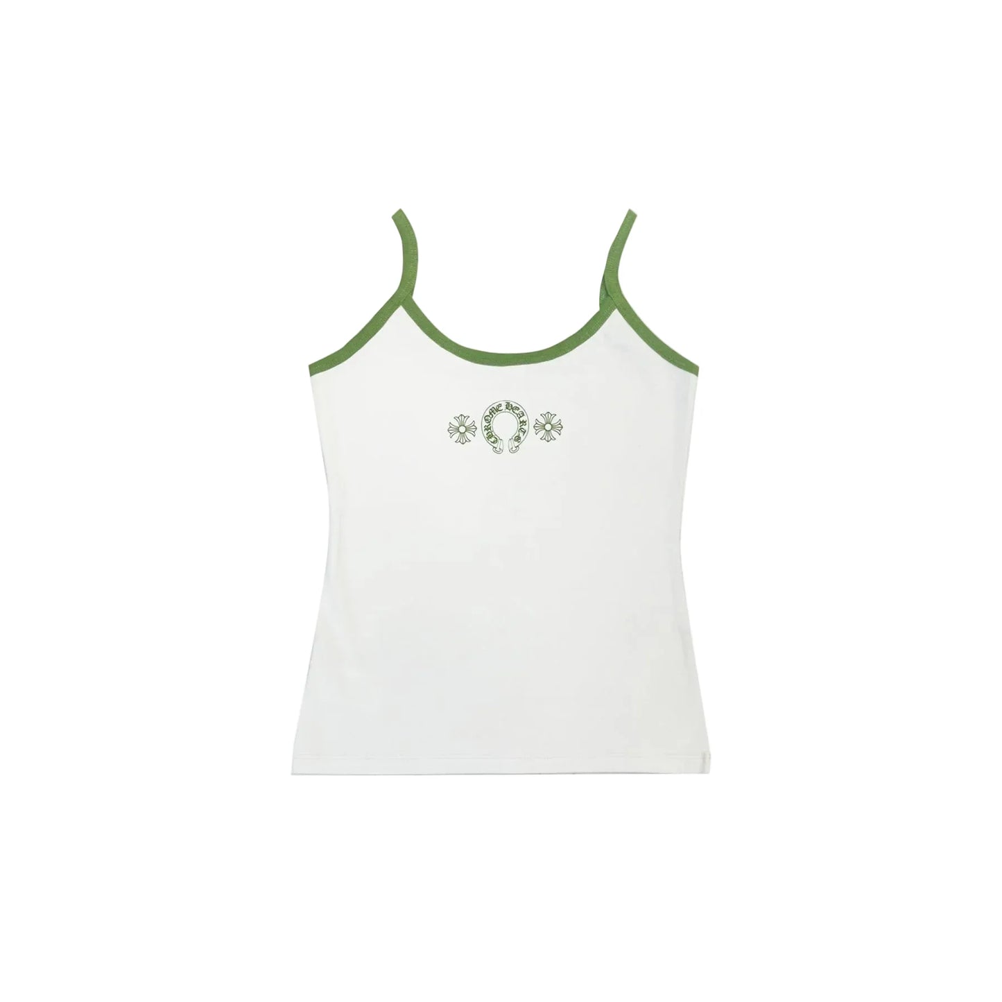 Chrome Hearts Roller Skates Horseshoe Tank top | X-Small, Tan
