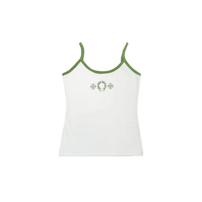 Chrome Hearts Roller Skates Horseshoe Tank top | X-Small, Tan