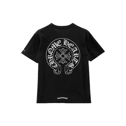 Chrome Hearts Horseshoe Black Short Sleeve Tee | Medium, Black