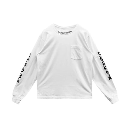 Chrome Hearts LOVE U Long Sleeve Tee | Small, White
