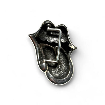 Chrome Hearts Rolling Stones Belt Buckle - 1.5" | O/S, Chrome Silver