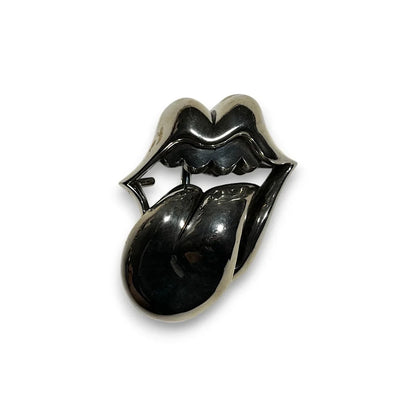 Chrome Hearts Rolling Stones Belt Buckle - 1.5" | O/S, Chrome Silver