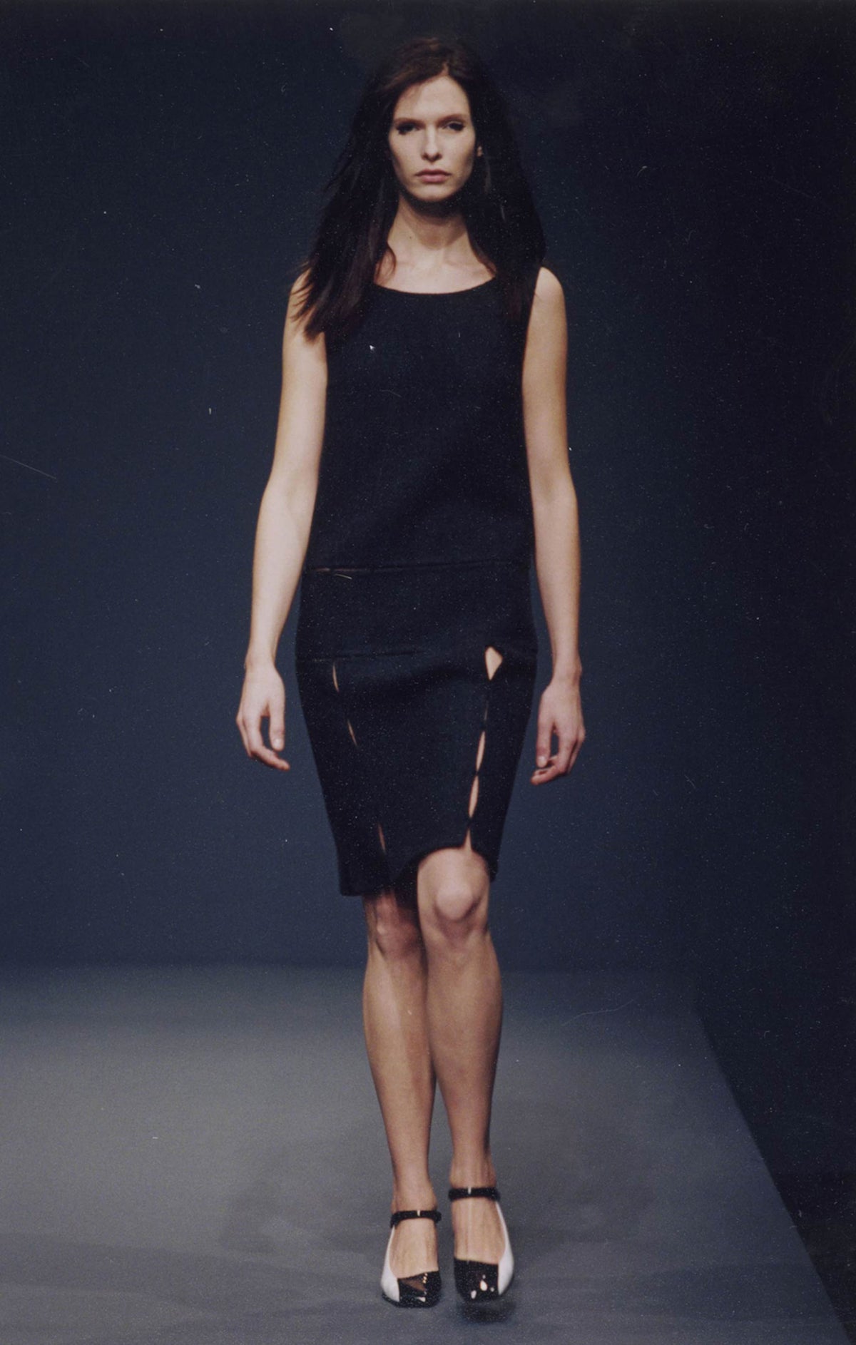 Prada Runway Fall Winter 1998 Wool Dress | O/S, Black