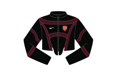 VT Rework: Custom Order – Leather Football Jacket | Arsenal, Red