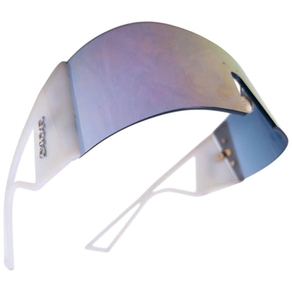 Vintage Dior KALEIDIORSCOPIC Shield Sunglasses | O/S, Iridescent