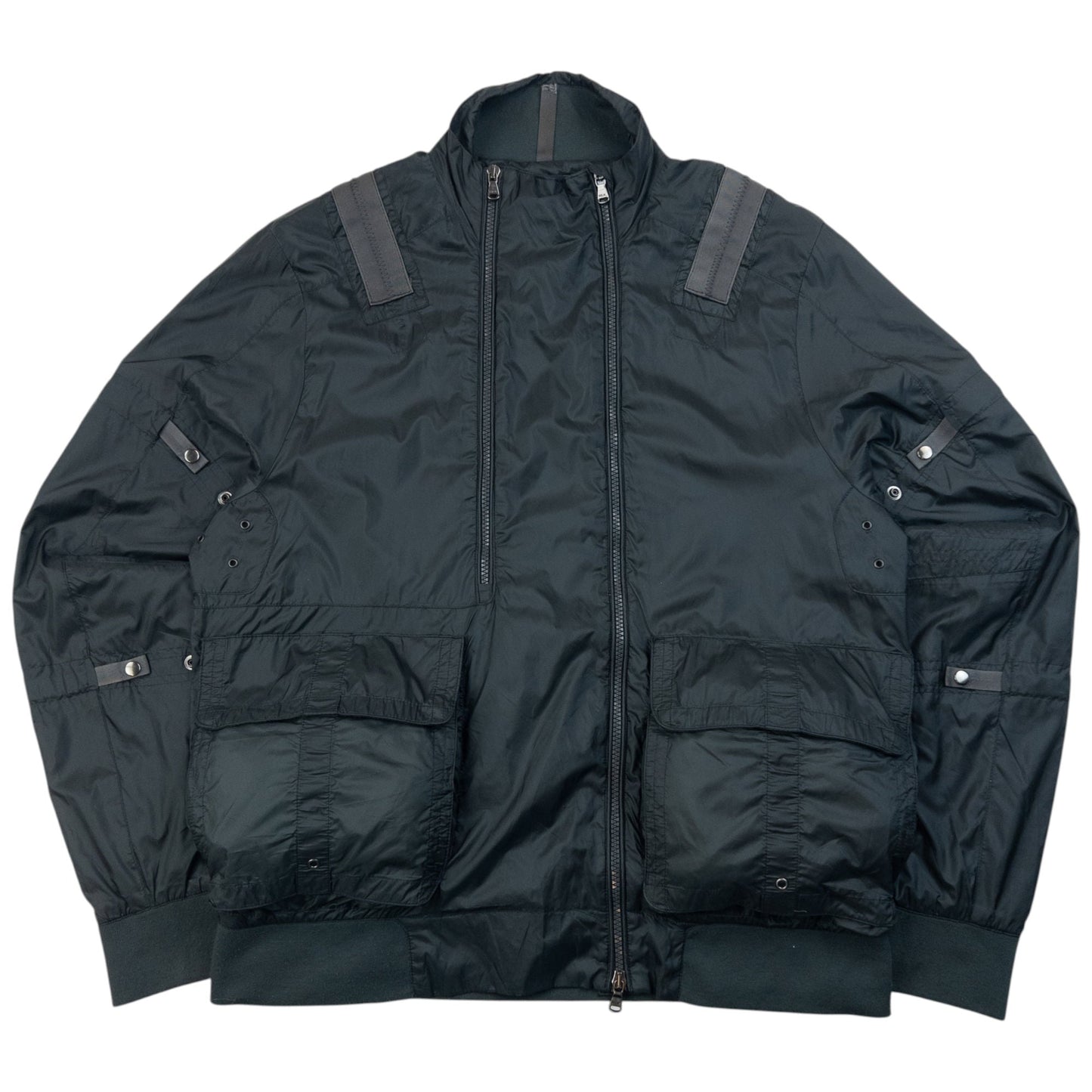 Vintage 2000s Ralph Lauren RLX Adjustable Cargo Jacket Size M | Medium, Grey
