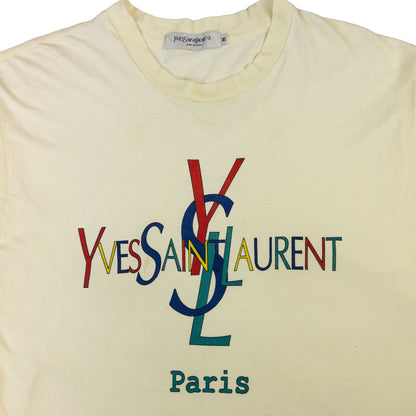 Vintage YSL Yves Saint Laurent Paris T Shirt Size M