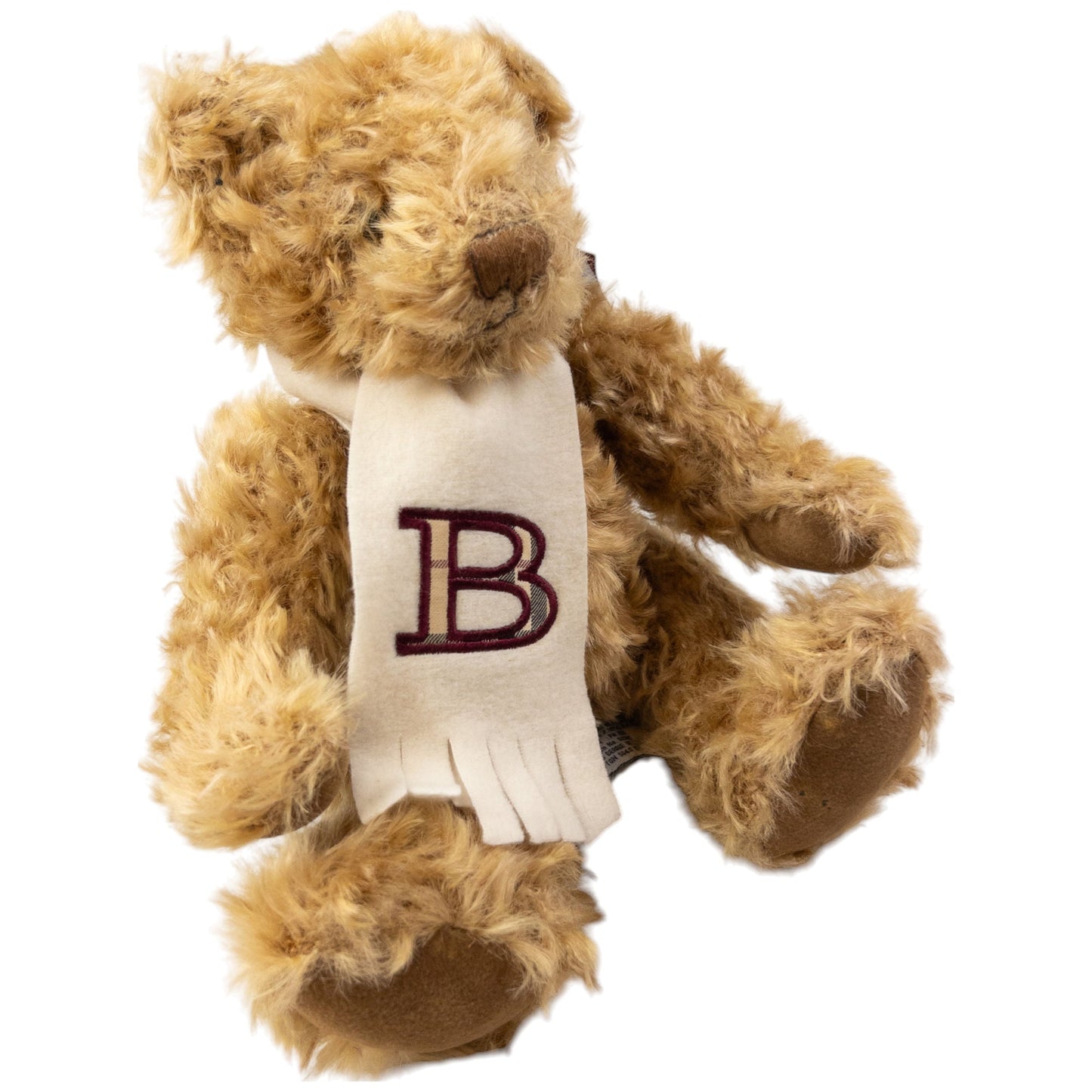 Vintage Burberry Nova Check Scarf Teddy Bear