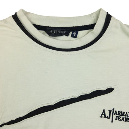 Vintage Armani Jeans Slash T Shirt Size L