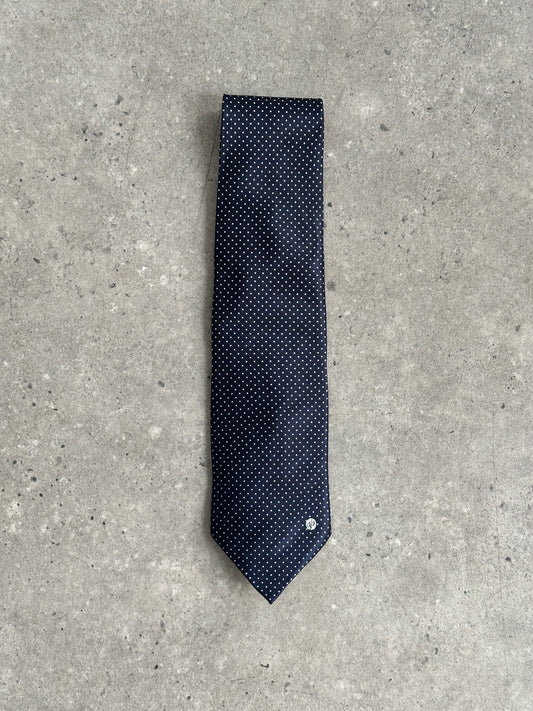 Versace Classic V2 1990s Pure Silk Logo Tie