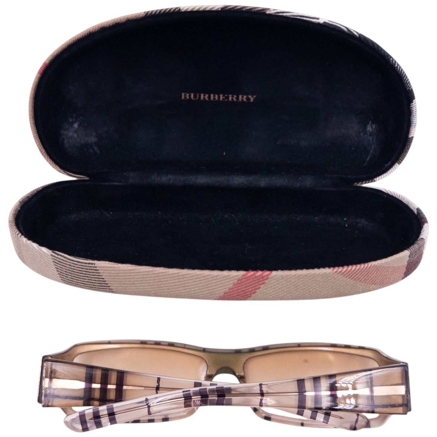 Vintage 2000s Burberry Nova Check Sunglasses | O/S, Beige