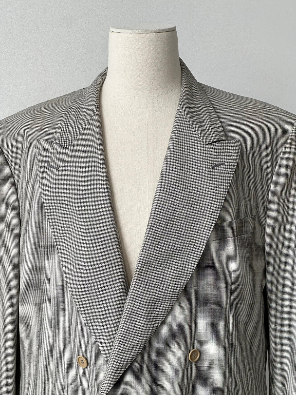 Canali 1980s Pure Wool Double Breasted Blazer - 48L