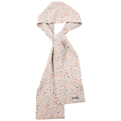 Vintage Stussy Sparkle Star Pattern Scarf