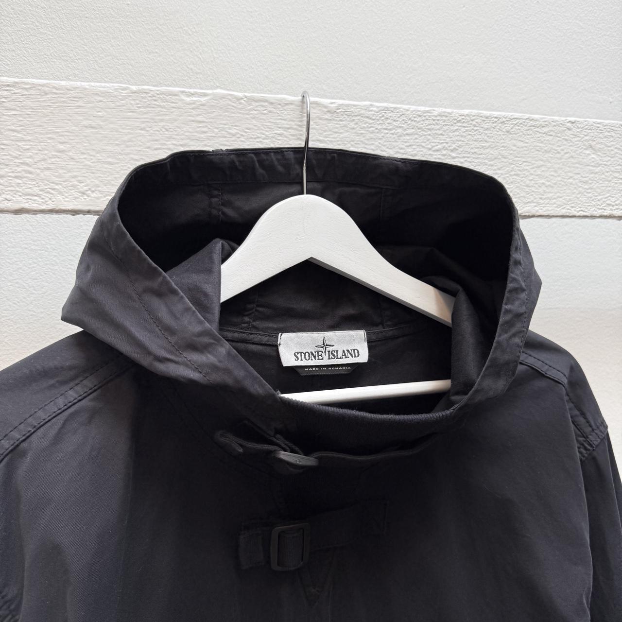 Stone Island Pullover Smock Jacket in Black (M/L) | Medium, Black
