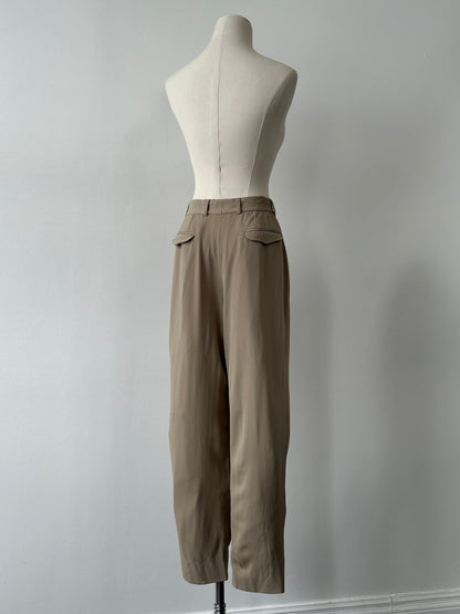 Giorgio Armani 1990s Tapered Leg Tailored Trousers - W24