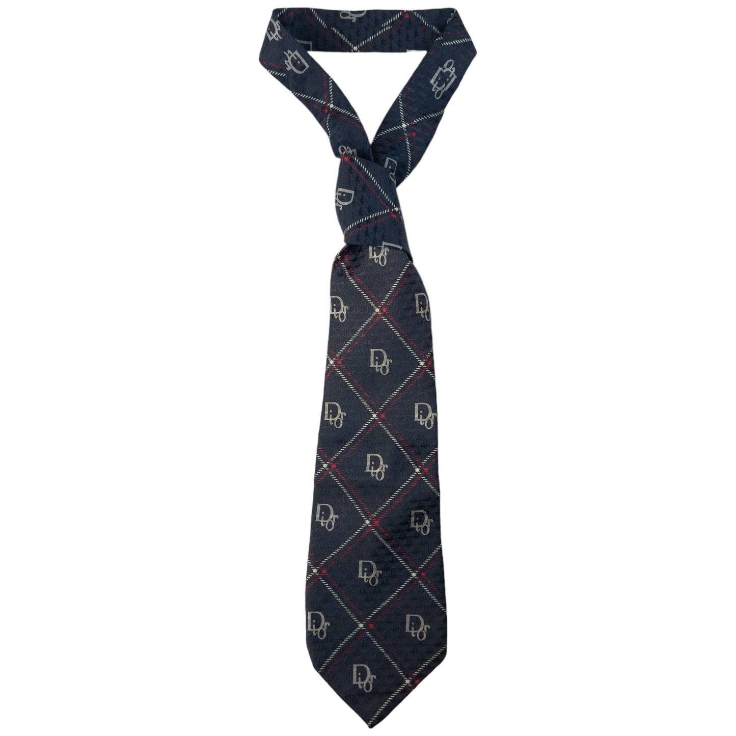 Vintage Dior Monogram Silk Tie