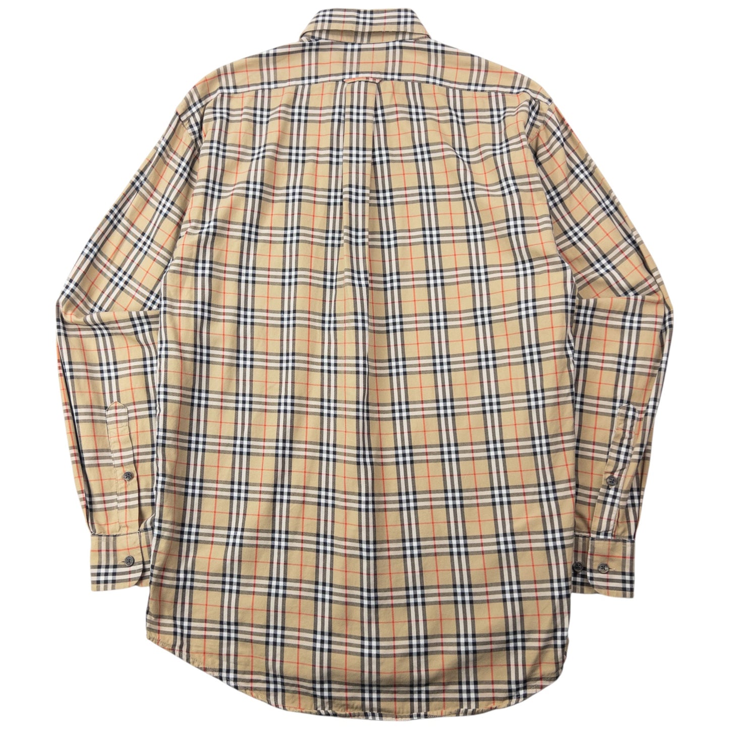 Vintage 90s Burberry Collection Nova Check Long Sleeve Button Up Shirt Size S | Small, Multicoloured