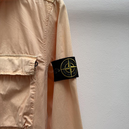 Stone Island Hooded Overshirt (S) | Small, Peach