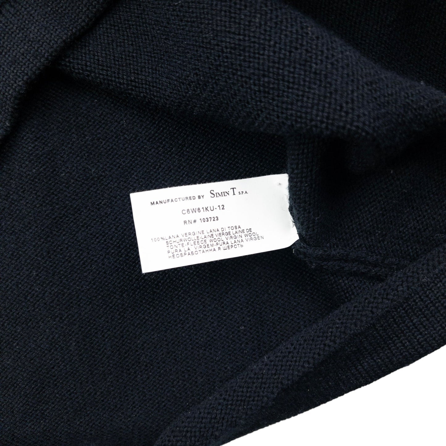 Vintage Armani Jeans Knitted Wool Jumper Size M