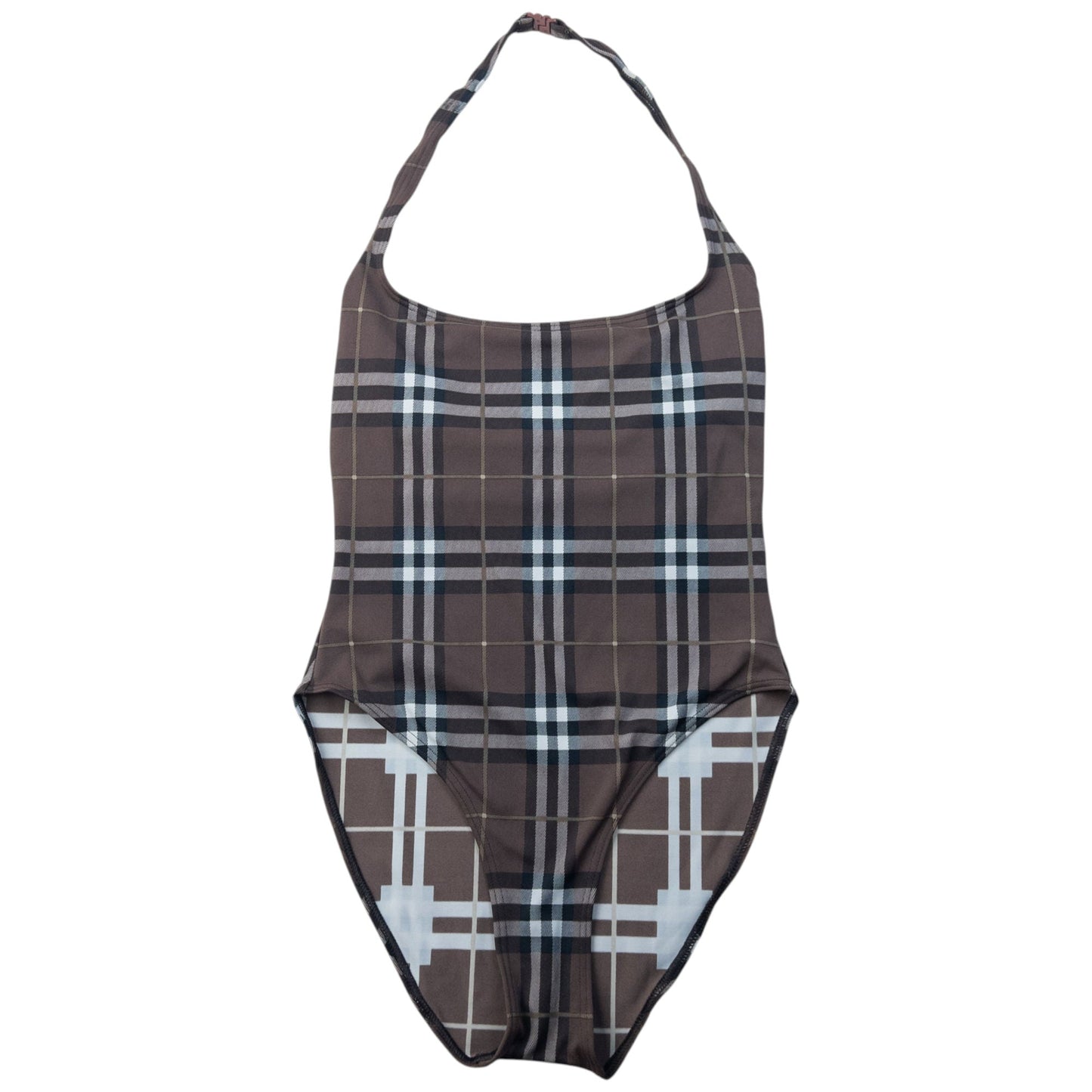 Vintage 2000s Burberry Nova Check Swimming Costume Womens Size S | Small, Brown
