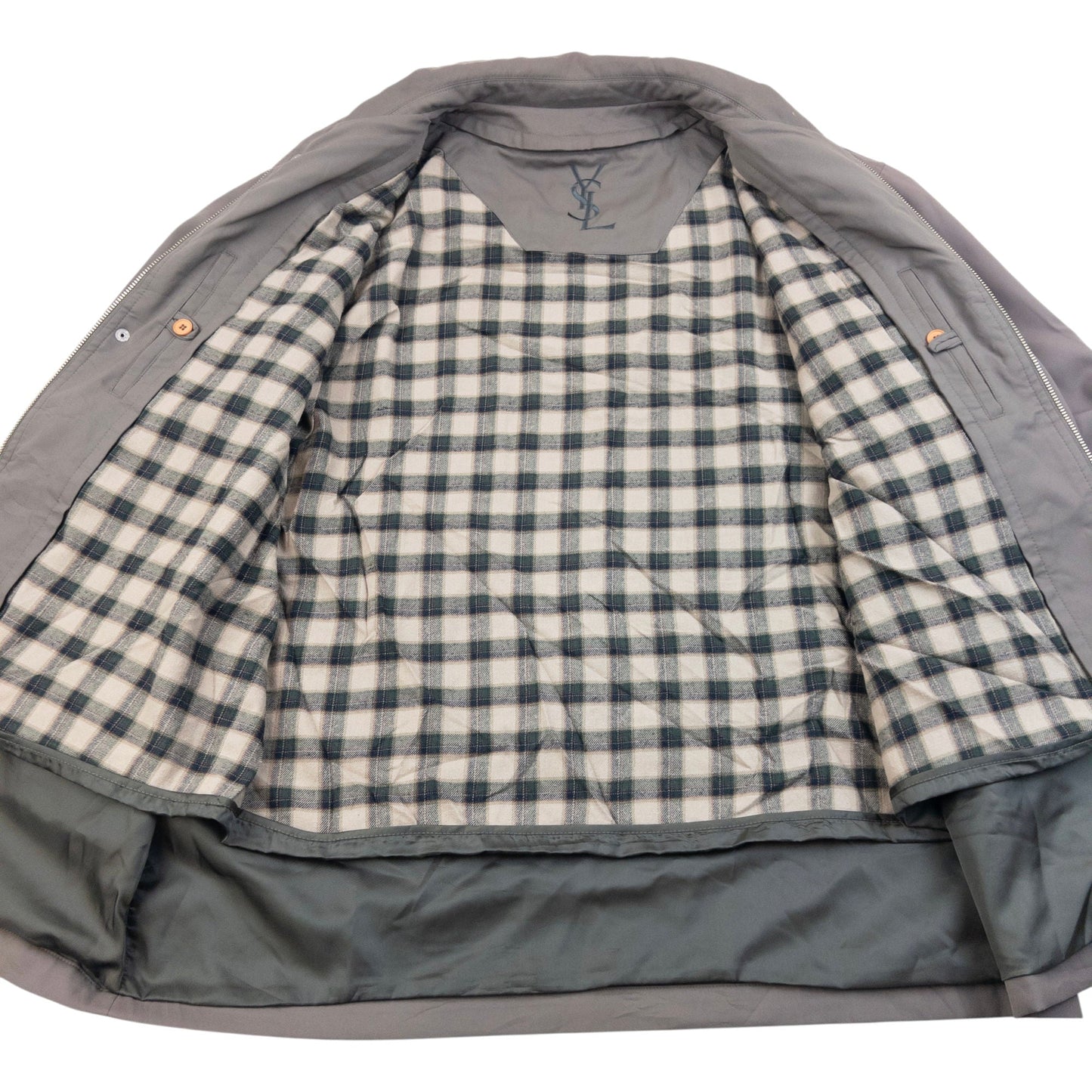 Vintage 90s YSL Yves Saint Laurent Harrington Jacket Size L | Large, Multicoloured