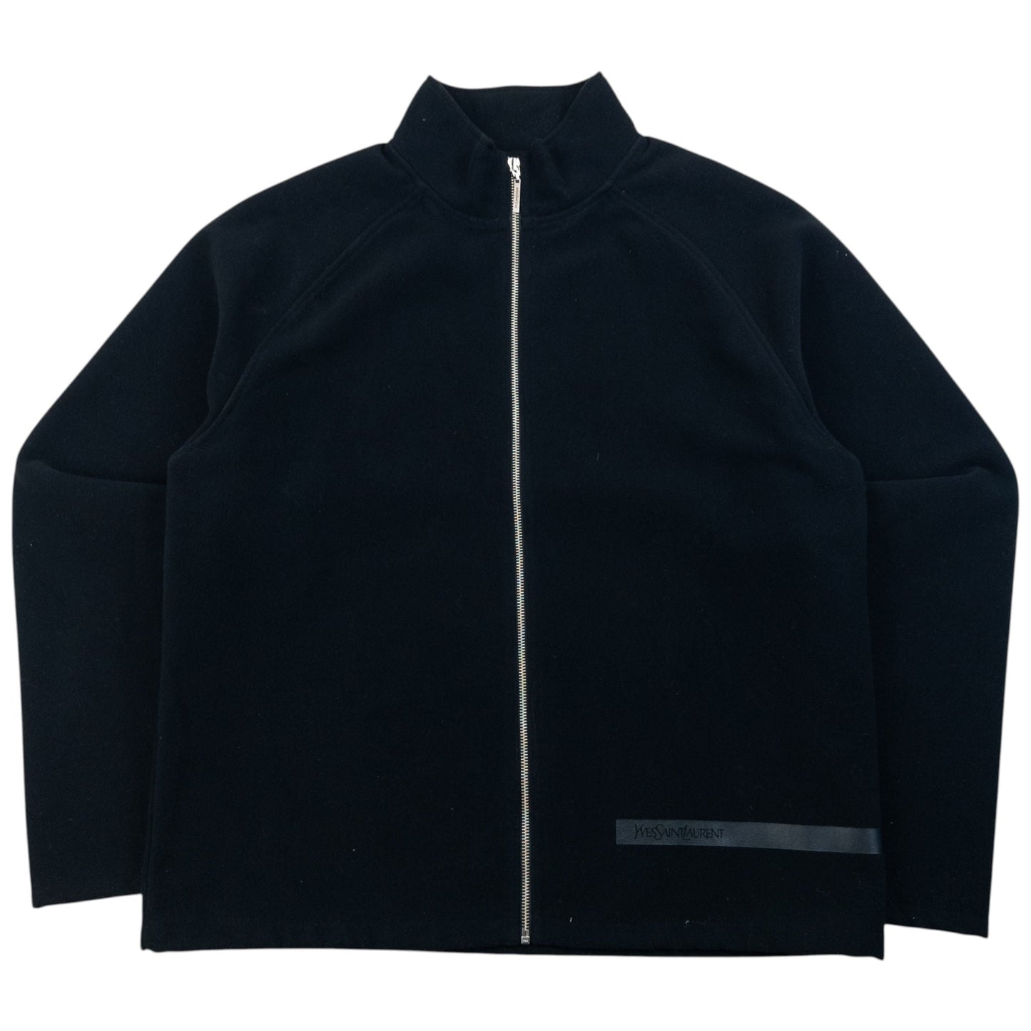 Vintage 2000s YSL Yves Saint Laurent Zip Up Jacket Size L | Large, Black