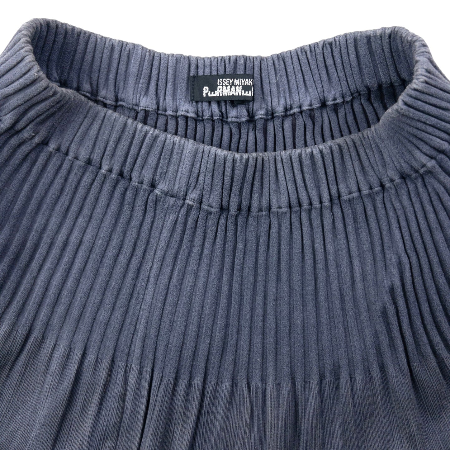 Vintage 90s Issey Miyake PERMANENTE Pleated Skirt Womens Size L | Large, Grey