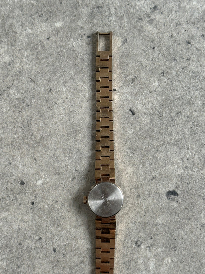 Regus 1970s Swiss Jewel Gold Tone Mechanical Watch