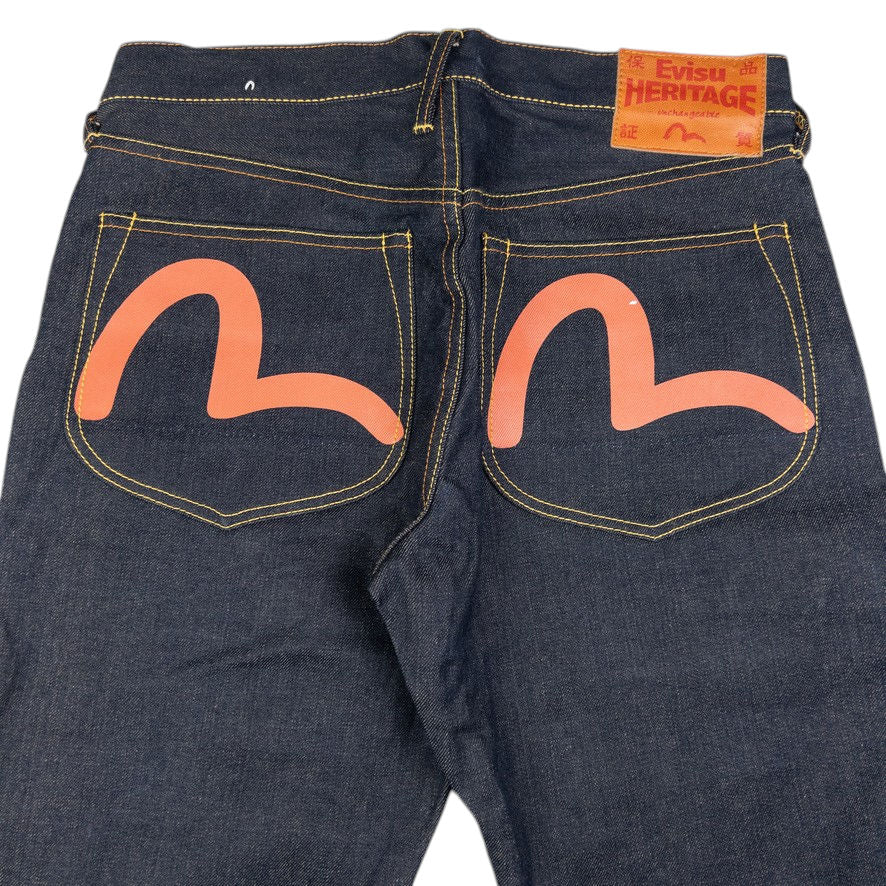 Vintage Evisu Double Gull Japanese Denim Jeans Size W32