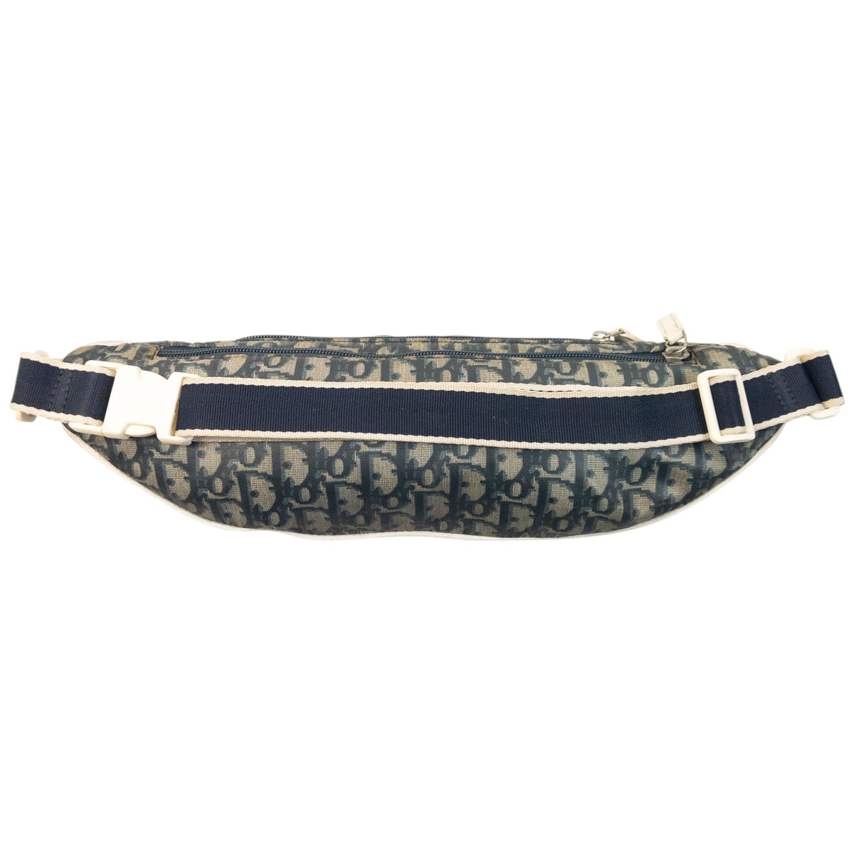 Vintage 2000s Dior Monogram Number Crossbody Bag | O/S, Navy