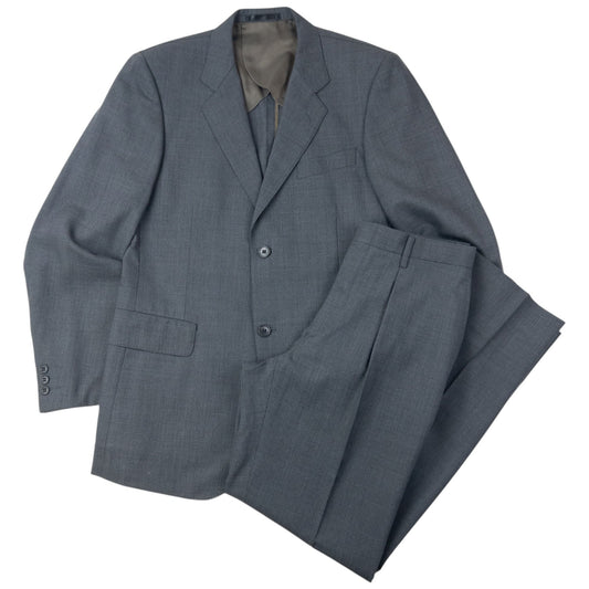 Vintage 90s Yohji Yamamoto A.A.R Jacket & Trousers Suit Set Size XS | XS, Grey