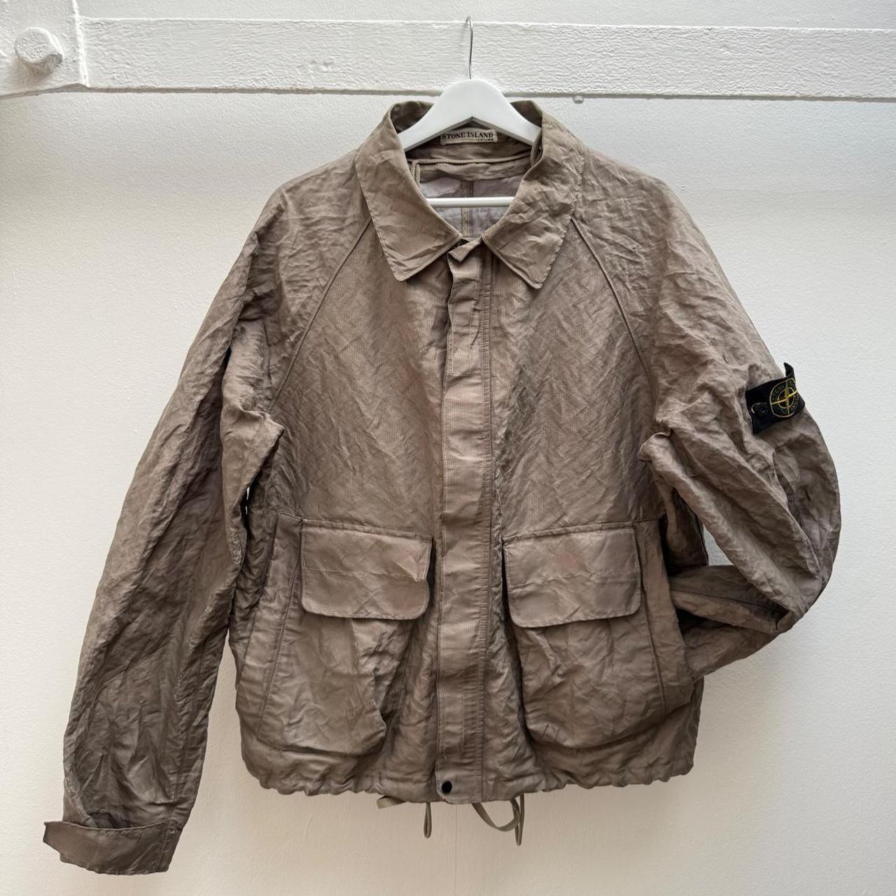 SS2000 Stone Island Paul Harvey Mesh Jacket (L) | Large, Grey