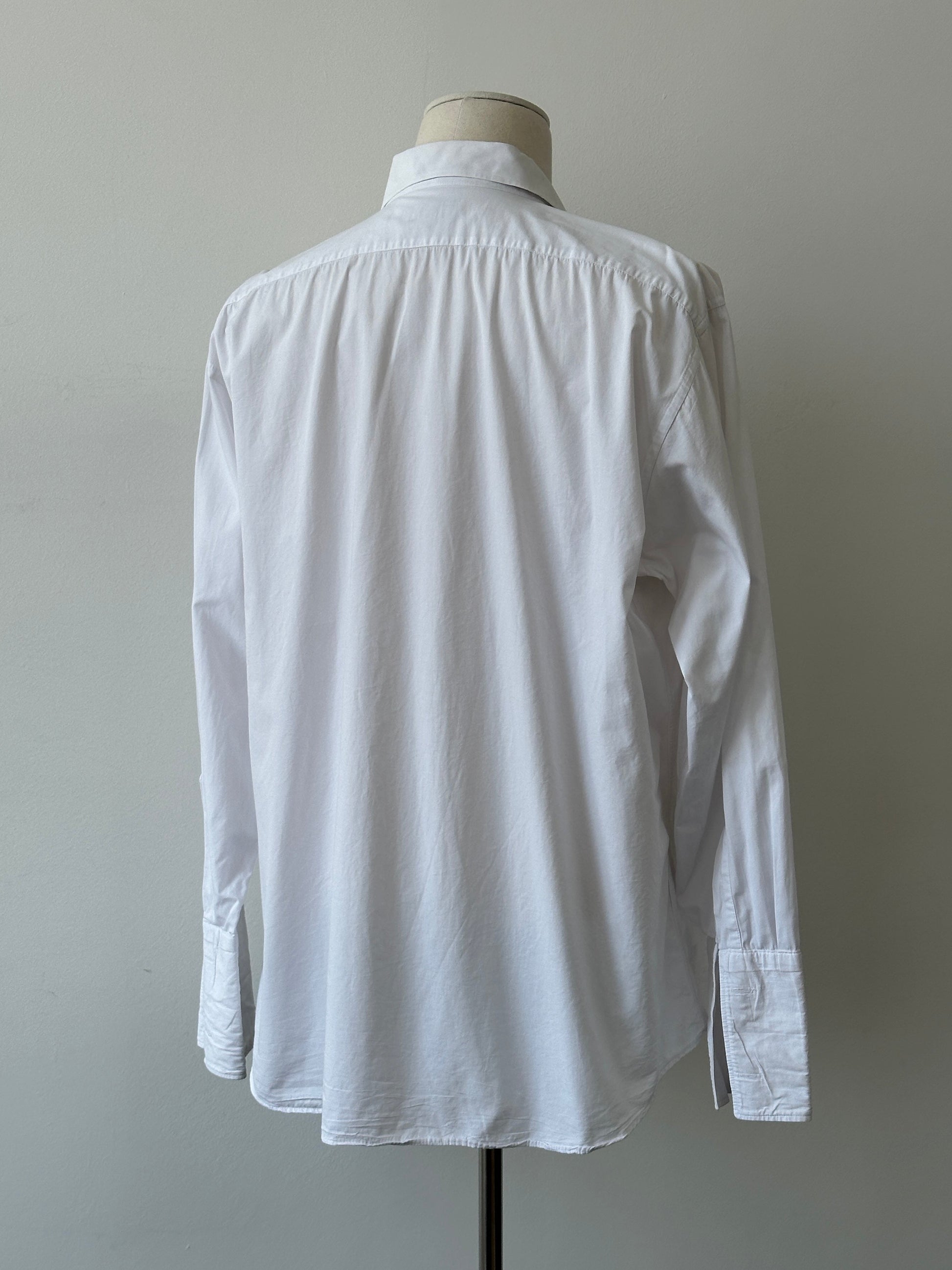 Christian Dior Monsieur 1990s Pure Cotton Tuxedo Shirt - XXL