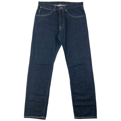 Vintage 2000s Puma X Evisu Double Gull Japanese Denim Jeans Size W34 | W34, Navy