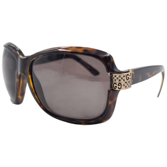 Vintage 2000s Gucci Tortoise Shell Sunglasses | O/S, Brown
