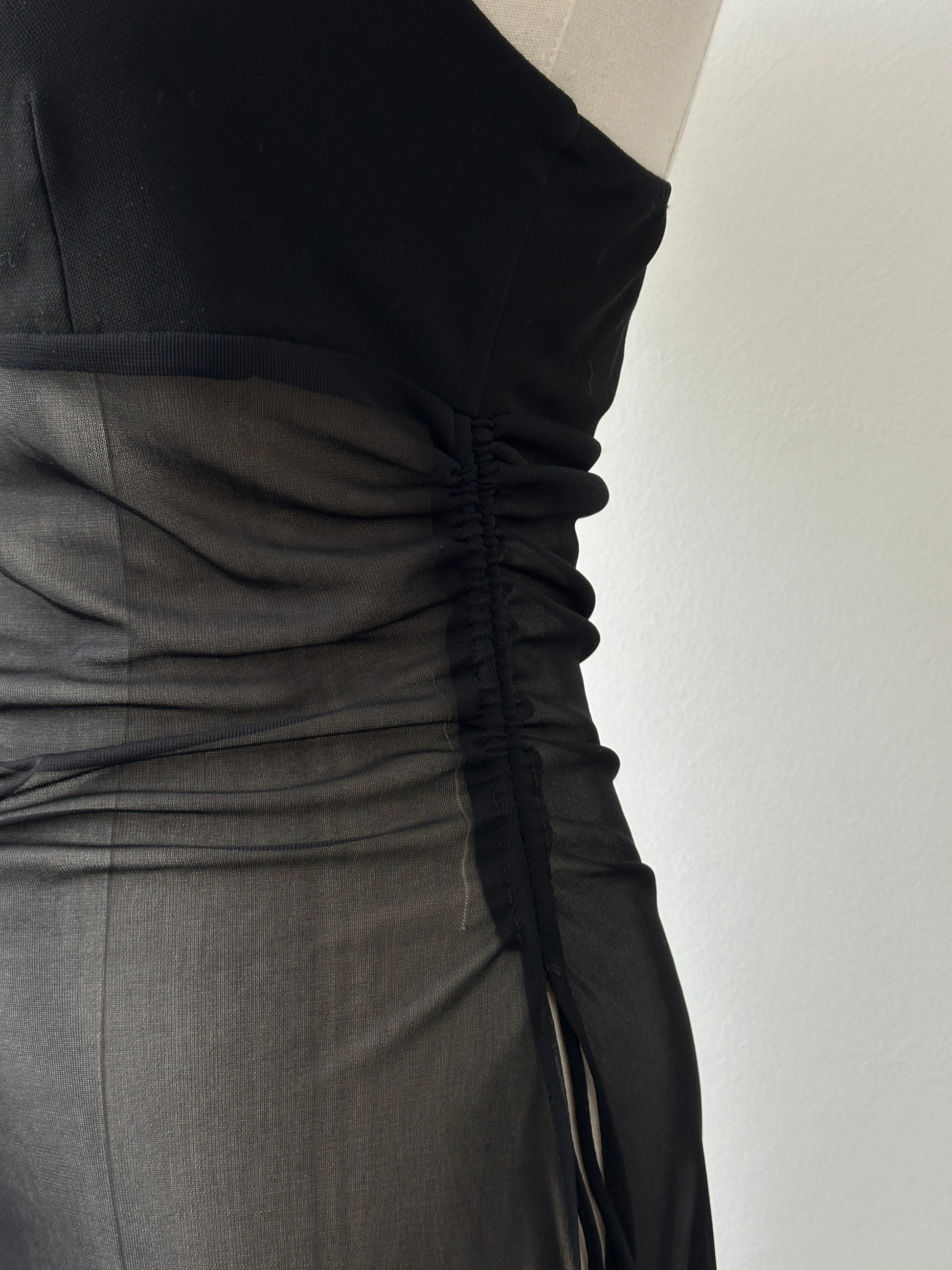 French Vintage 1990s Sheer Sleeveless Top - S