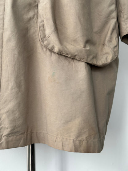Christian Dior Monsieur 1990s Leather Collar Trench - XXL