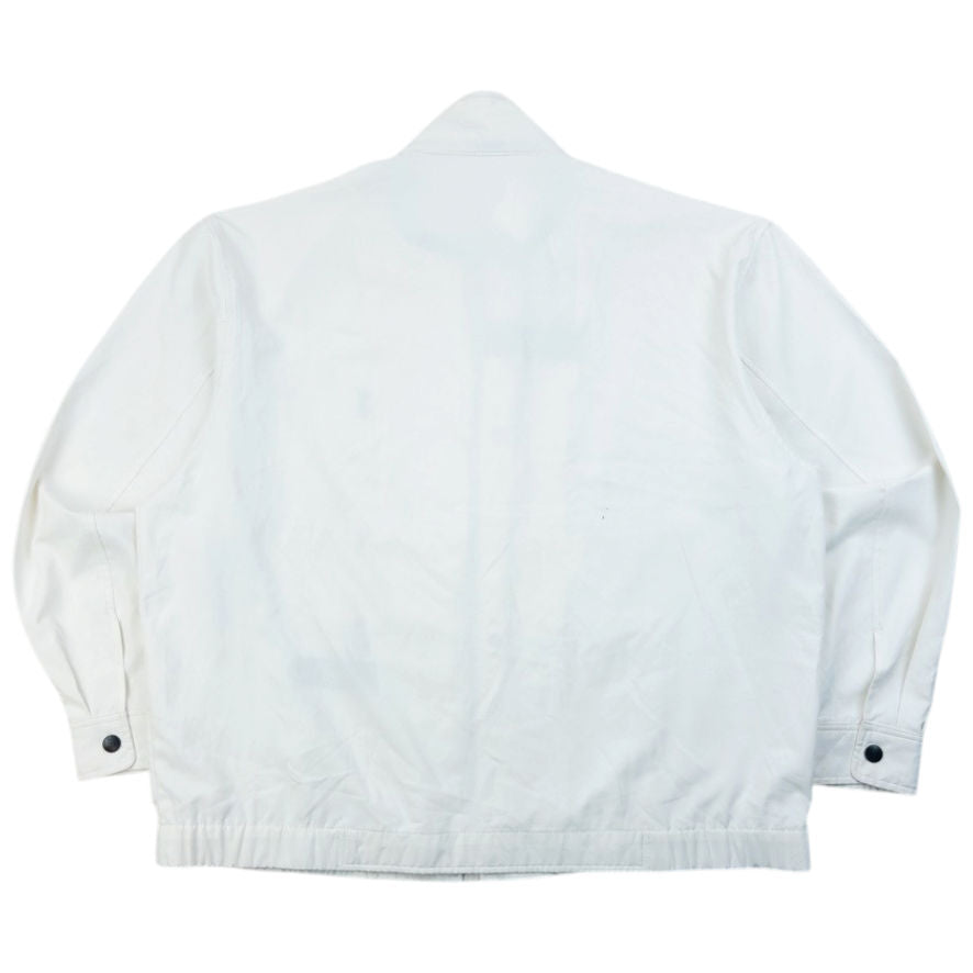 Vintage 90s YSL Yves Saint Laurent Harrington Jacket Size M | Medium, Red